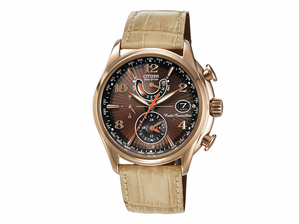 reloj citizen quartz dorado mujer